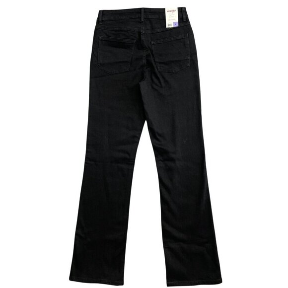 NEW Wrangler Women's Size 4 High-Rise Bootcut Stretch Jeans Black - Picture 3 of 11